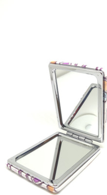 ClueSteps Pocket Folding Dual Side Printed Paris Mirror