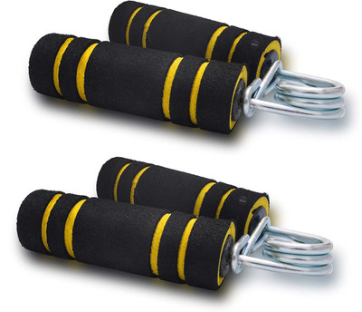 QuiteFit Fitness Foam Hand Grip (Two Pieces) Hand Grip/Fitness Grip(Multicolor)