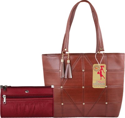 Ankita Fashion World Women Brown Tote(Pack of: 2)