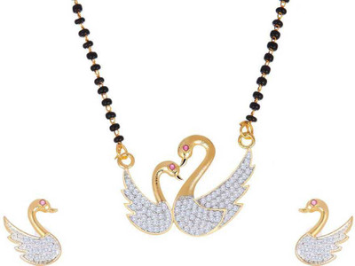 Krishna Creation Metal Sterling Silver Silver Jewellery Set(Pack of 1)
