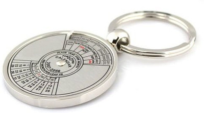 gtrp 50 year Metal Timeless Calendar metal Keychain Key Chain