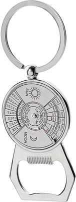 IMMUTABLE 60 -RT-REALMIE_ KEY CHAINBottle Opener Key Chain with 50 Year Calendar Silver Car/Bike Metal Keychain Key Chain