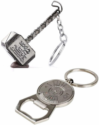 gtrp Calender Keychain Combo (Grey Silver) Key Chain