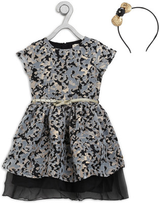gini-jony-girls-midiknee-length-party-dressgrey-half-sleeve