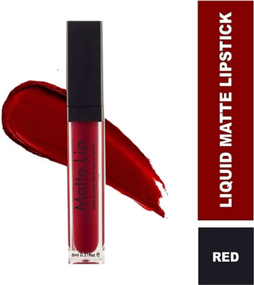 LOWPRICE Matte Lip Ultra Smooth Matte Liquid Lipstick(PURE RED, 6 ml)