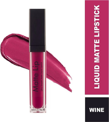 LOWPRICE Matte Lip Ultra Smooth Matte Liquid Lipstick(GRAPE WINE, 6 ml)