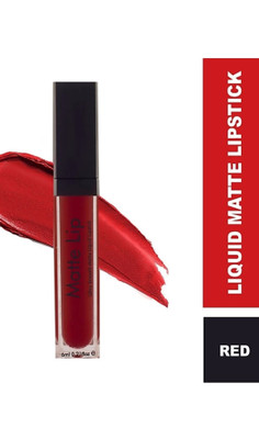 LOWPRICE Matte Lip Ultra Smooth Matte Liquid Lipstick(DEEP RED, 6 ml)