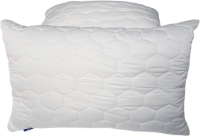 sleepy sheep Microfibre Solid Sleeping Pillow Pack of 2(White)