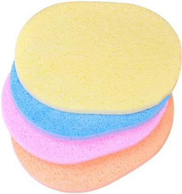 Pink Magic 4pcs Facial Natural Soft Cleansing Sponge