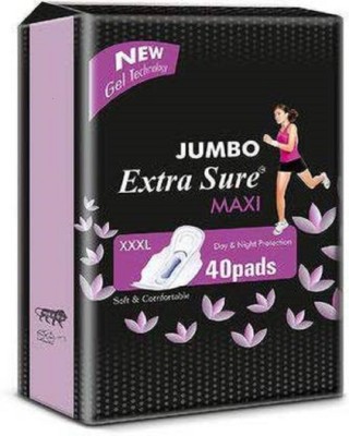 Extra Sure 320 MM Maxi XXL 40 Pads Sanitary Pad Sanitary Pad