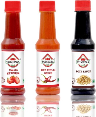 tomezza Tomato Ketchup, Red Chilli Sauce, SOYA Sauce Combo Offer Pack of 3 (200g Each) Sauces & Ketchup(3 x 200 g)