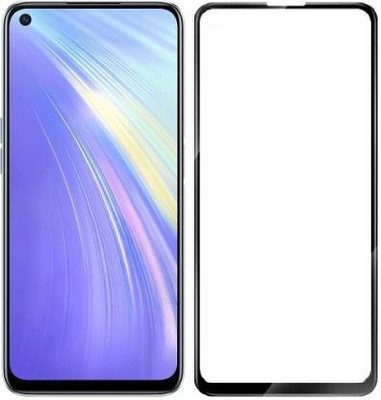 AKSHUD Edge To Edge Tempered Glass for Realme 6(Pack of 1)
