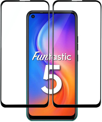 VAlight Edge To Edge Tempered Glass for TECNO SPARK 5 PRO(Pack of 2)