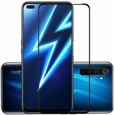 AKSHUD Edge To Edge Tempered Glass for Realme 6 Pro(Pack of 1)