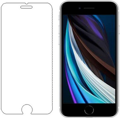 KARTRAY Tempered Glass Guard for Apple iPhone SE 2020(Pack of 1)