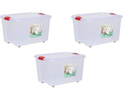 Randal Plastic Utility Container  - 25 L(Pack of 3, White)