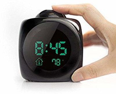 VVG TRADERS Analog-Digital Black Clock