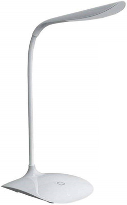 REXBURG Powerful Rechargeable Emergency Table Desk Lamp Reading light Led Foldable K117 Study Lamp(37 cm, White)
