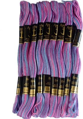 ANCHOR Multicolor Thread(8 m Pack of10)