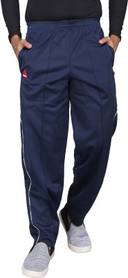 CARLTRON Solid Men Dark Blue Track Pants