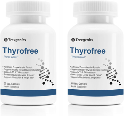 Trexgenics THYROFREE Advanced Complete Thyroid Support(2 x 60 No)