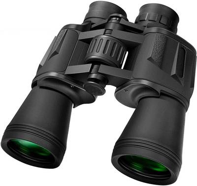 Iktu Comet 20x50 High Power Binoculars, Compact HD Professional/Daily Waterproof Binoculars Telescope for Adults Bird Watching Travel Hunting Football with Case and Strap (168FT at 1000YDS) Binoculars