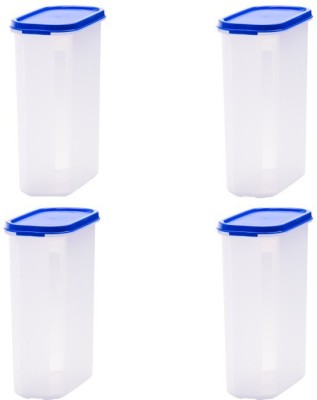 VARMORA Plastic Grocery Container  - 2400 ml(Pack of 4, Clear)