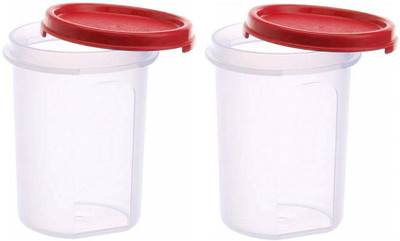 TUPPERWARE Polypropylene Grocery Container  - 440(Pack of 2, Red, White)