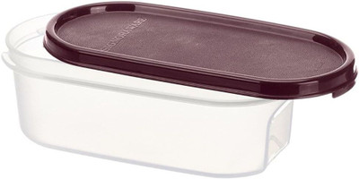 Signoraware Plastic Grocery Container  - 500 ml(Maroon, Clear)