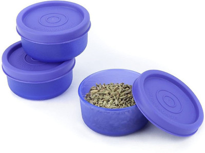 Signoraware Plastic Grocery Container  - 40 ml(Pack of 3, Violet)