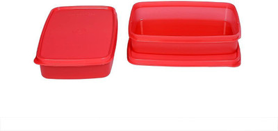 Signoraware Plastic Utility Container  - 850 ml(Pack of 2, Red)