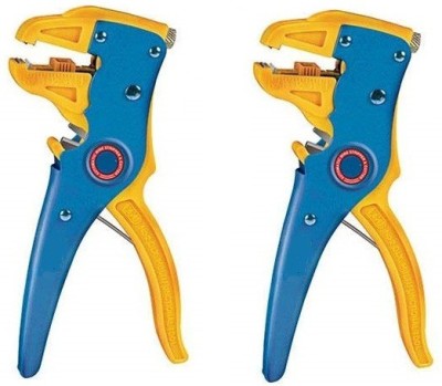 wroughton AX_962 Self Adjusting Cable/Wire Cutter and Stripper - Automatic Stripping Tool - Works for Cables up to 6 mm (Pack of 2) Wire Cutter