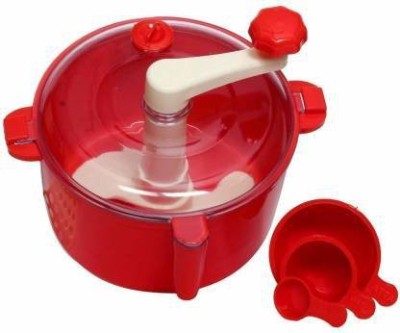 DG PLASTO Automatic Non Electric Dough Maker Machine Atta Maker for Kitchen Plastic Detachable Dough Maker(Red)