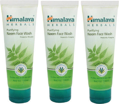HIMALAYA Neem Facewash pack of 3 Face Wash(300 ml)