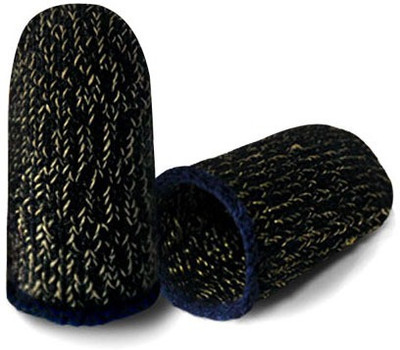 LIFEMUSIC Best Qaulity Breathable Game Controller Finger Cover Finger Thumb Sleeve Gloves for PUBG gaming accessories Gaming Accessory Kit(Black, For Android, iOS)