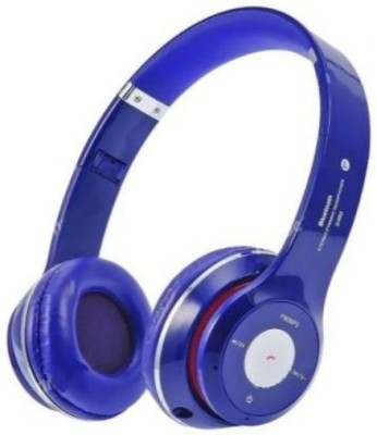 GUGGU VSR_732S_ S 460 bluetooth Headset for all Smart phones Bluetooth without Mic Headset(Blue, In the Ear)