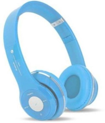 GUGGU IJS_465U_ S 460 bluetooth Headset for all Smart phones Bluetooth without Mic Headset(Blue, In the Ear)