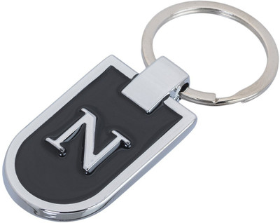 gtrp N Letter Alphabet Metallic Key Chain Key Chain