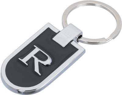 gtrp R Letter Alphabet Metallic Key Chain Key Chain
