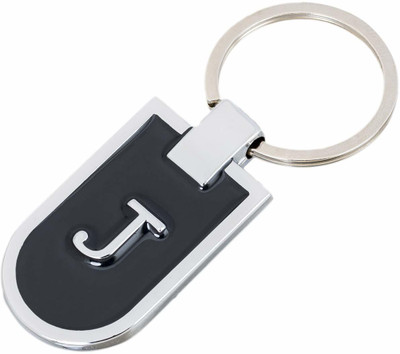 gtrp J Letter Alphabet Metallic Key Chain Key Chain
