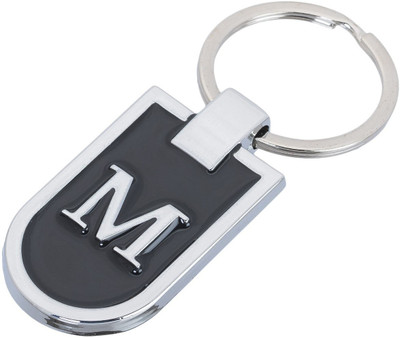 gtrp M Letter Alphabet Metallic Key Chain Key Chain