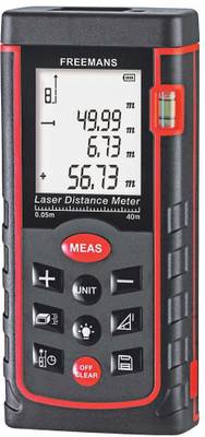 FREEMANS PRO-L40 Laser Distance Meter Measuring Tape - 40m Non-magnetic Engineer's Precision Level