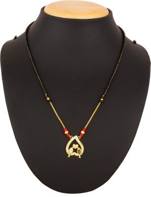 LUXOR Traditional Stylish Latest Fancy Designer Women's Pride Alloy Mangalsutra