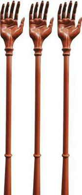 cloudconcept 5436455 14 Inch plastic Itching Stick Back Massager Back Scratcher,khujli stick for men,women and kids(pack of 3) made in india Massager(Orange)