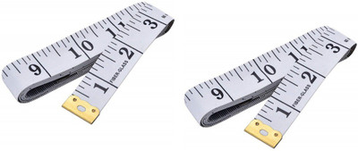 Indie Metal Crafts 1.50 Meter Good Quality Cloth Object Body Measuring Measurement Tape (1.5 m) Pack OF 2 PC Measurement Tape(150 cm)