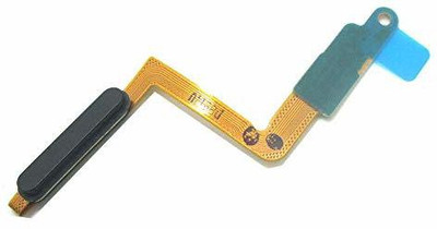 Shockware Home Button_120 Samsung A7 2018 / A750 : Black Fingerprint Sensor Flex cable