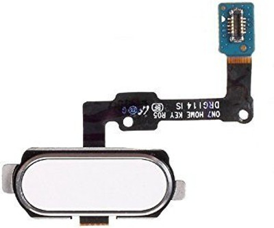 Shockware Home Button_121 Samsung Galaxy J7 Prime : White Fingerprint Sensor Flex cable