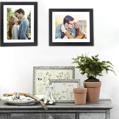 Flipkart SmartBuy Acrylic Table Photo Frame(Black, 2 Photo(s), 8X10 Inch)