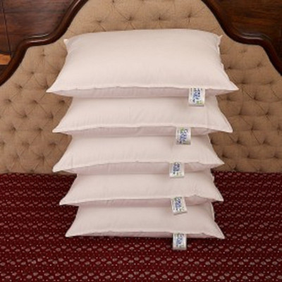 Navi collection Polyester Fibre Solid Sleeping Pillow Pack of 5(White)