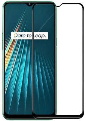 HOBBYTRONICS Edge To Edge Tempered Glass for Infinix Hot 8(Pack of 1)